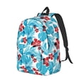 thumbnail image 2 of Xecao Hawaiian Style for Canvas College Laptop Backpack, Durable Rucksack Travel Notebook Bag School Backpack Book Bag for Men Women, 2 of 8