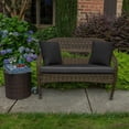 thumbnail image 5 of Casual Cushion Solid Sunbrella® Fabric 1-Piece Outdoor Throw Pillow, 15"W x 15"L, Canvas Black, 5 of 5