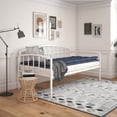 thumbnail image 2 of DHP Ava Collection White Metal Daybed, 2 of 9