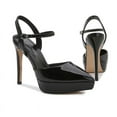 thumbnail image 5 of Ladies Stiletto Shoes Shallow Mouth Pointed Toe Hollow Fashion Commuter Sexy 12cm Heel 2.5cm Platform WZ, 5 of 7