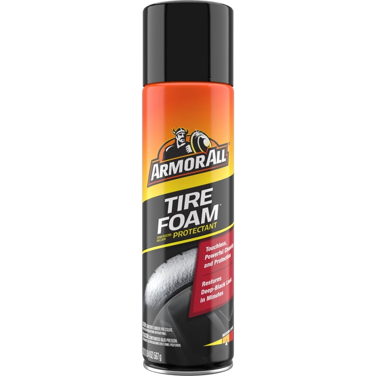 Armor All Tire Foam, Car Cleaning Foam and Wheel Cleaner, 20 oz (2-Pack) photo 2