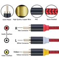thumbnail image 5 of Cable Rca De Audio Y Vídeo De 10 Pies, 3 Rca Macho A 3 Rca Macho, Cable Av Compuesto Chapado En Oro De 24 Quilates, Compatible Con Decodificador, Amplificador De Altavoz, Reproductor De Dvd Y Más (10, 5 of 5