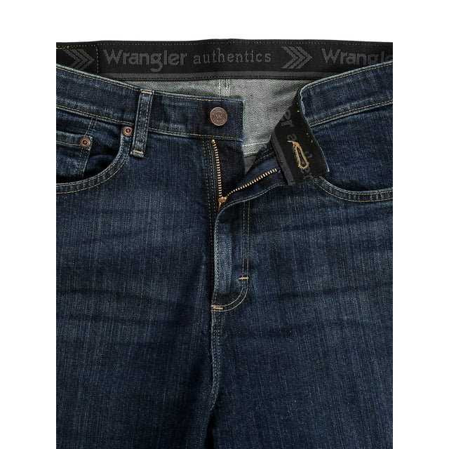 Wrangler Authentics Short en Denim Comfort Flex pour Homme Grande Taille Grande Taille