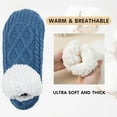 thumbnail image 5 of Unisex Fluffy Fuzzy Warm Slipper Socks for Men Women, Thick Fleece Lined Non-Slip Socks Indoor Floor, 5 of 6