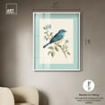thumbnail image 4 of Little Blue Bird Shadowbox Print Botanical Art by Art Remedy, White Frame, 36 x 45, 4 of 6
