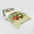 thumbnail image 3 of Ambesonne Sugar Skull Bedding Set 3 Pcs, Vintage Gothic Face, Twin XL, Multicolor, 3 of 3