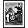 thumbnail image 2 of Art.com John F Kennedy Jr Look Up at Sgt Photo, Black Frame Wall Art, 23" x 29", 2 of 5