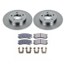 Ultimate Brakes Rear Semi-Metallic Brake Pad and Rotor Kit with Hardware WM80626
