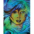 thumbnail image 2 of Rivas-Velazquez, Gena 15x18 Black Ornate Wood Framed with Double Matting Museum Art Print Titled - Urban Glam II, 2 of 4