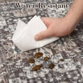 thumbnail image 3 of Hasoo Washable Rug 10' x 13' Rugs for Living Room Vintage Floral Farmhouse Indoor Non Slip Large Carpet for Bedroom, Red, 3 of 6