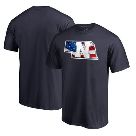 Nebraska Cornhuskers Santa - Nebraska Cornhuskers Fanatics Branded Banner State T-Shirt - Navy