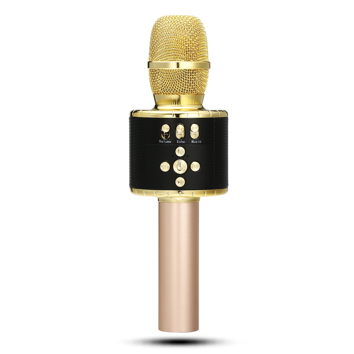 karaoke Microphone,4 In 1 Wireless LED h Karaoke Microphone with Light