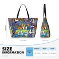 thumbnail image 3 of Lsque Scooby-Doo Beach Travel Bag - Water-Resistant, Large Capacity Lightweight Tote with 7 Pockets for Women and Men - Perfect for Beach, Pool, Gym, and Travel, 3 of 6