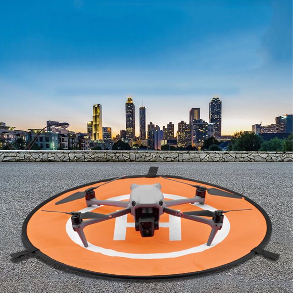 Tapis d'Atterrissage Portable, Uniforme à Double Face de Force, Facile à Ranger avec des Pointes pour les Accessoires de Drone