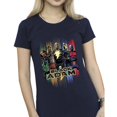 thumbnail image 3 of DC Comics T-Shirt Complet en Coton Noir Adam JSA pour Femmes, 3 of 4