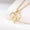 Gold, variant on 14k White Gold Plated Motherhood pendant necklace with crystals (Mom, Mother, Mama - Great Gift)