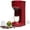 Red, variant on Mixpresso Single Serve Coffee Brewer, K Cup Compatible & Ground Coffee, White