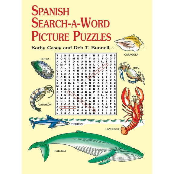 Dover Bilingual Books for Kids Spanish Search-A-Word Picture Puzzles, (Paperback)