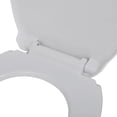 thumbnail image 6 of vidaXL Soft-close Toilet Seat White Oval, 6 of 8