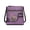 Bird Nest Lavender Pattern, variant on Multiple Zipper Pockets Shoulder Bag for Work Travel, PU Leather Large Capacity Women's Shoulder Crossbody Purse, Bird Nest Lavender