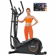 MERACH Elliptical Machine with 16 Resistance Levels, Quiet Home Cardio Fitness Equipment, 16.5"Stride Options