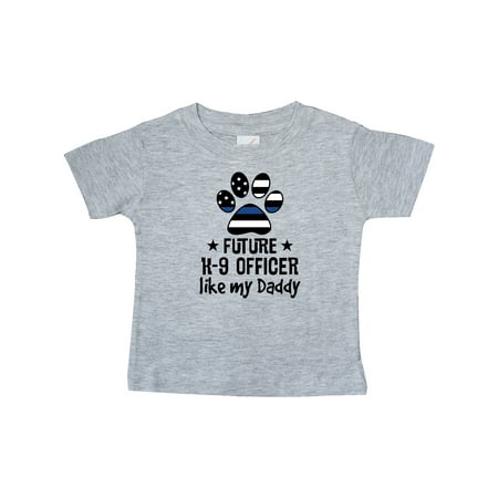 

Inktastic Future K 9 Police Officer Like Daddy Gift Baby Boy or Baby Girl T-Shirt