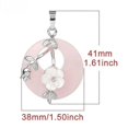 thumbnail image 5 of Collar Yashi Broche Ping'an con colgante de cristal y amatista pequeña, 5 of 5
