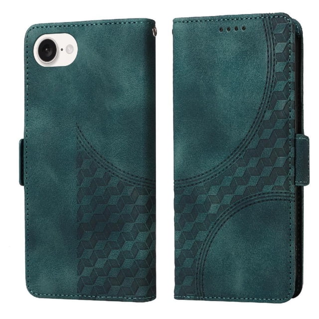 Funda GANGXUN para iPhone SE 2024 con diseño acolchado elegante, cuero PU, protección total y ajuste preciso