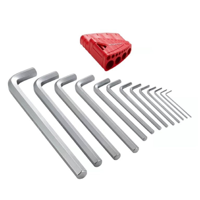 JobSmart JS2022081 SAE Long Arm Jumbo Hex Key Set, 13-Piece