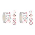 thumbnail image 2 of Ounissouiy Day Stickers Round Dia 3.8cm Seals Decor Party Envelope for Favor estilo C 2Conjunto, 2 of 6