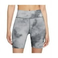 thumbnail image 2 of Nike Plus Icn Cl Biker Womens Active Shorts Size 1, Color: Grey/Clouds, 2 of 2