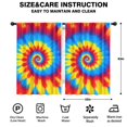 thumbnail image 2 of Blackout Kids Curtains,Colorful Tie Dye Mandala Pattern Childrens Insulated Curtains Set Of 2,Bedroom Essentials,Toddler Room Decor 42"x63", 2 of 5