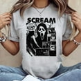 thumbnail image 3 of Vintage Ghostface Shirt, Horror Movie Shirt, Men's And Women's Graphic Tee 100% Cotton by TBun, Full Sizes S-5XL, 3 of 5