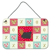 Carolines Treasures CK5900DS812 Yorkshire Terrier 1 Love Wall or Door Hanging Prints 8x12 multicolor