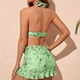 thumbnail image 4 of Traje de baño de 2 piezas para mujer, trajes de baño para mujer, traje de baño de moda para mujer, bikini con estampado dividido, traje de baño para mujer, 4 of 9