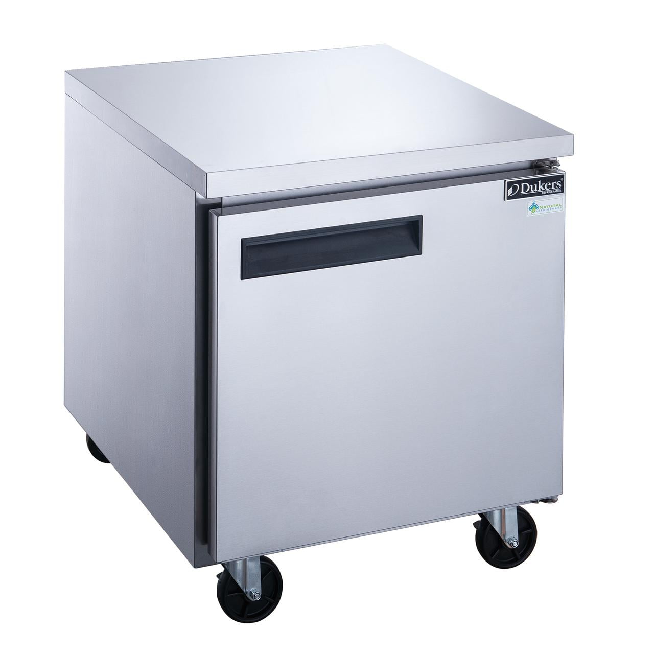 Dukers DUC29R Single Door Undercounter Refrigerator, 29" Stainless Steel Commercial Refrigerator