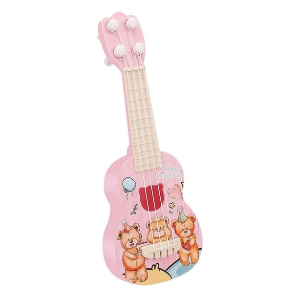Professional Ukulele Guitar Toy 4 Adjustable Strings Musical Preschool Learning, Musical for Toddler Baby Beginner Birthday Gifts Bear - Walmart.com