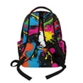 thumbnail image 3 of FKELYI Kids Backpack for Boys 17 Inch School Backpacks Splatter Soccer Print Spacious Bookbag with Multi-Pockets Lightweight Casual Daypack for Elementary Student, 3 of 7
