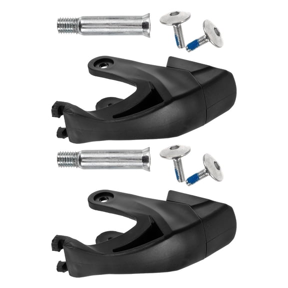 YSNOOWE Universal Inline Skate Brake Set, Black, and Replacement, Innovative Design for Skating, 2 Pieces