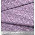 thumbnail image 2 of Soimoi Cotton Cambric Fabric Artistic Feather Print Fabric by The Yard 56 Inch Wide, 2 of 3