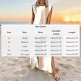 thumbnail image 3 of TaTaai Ladies Solid Color Round Neck Sleeveless Knee Length Casual Dress Fashion Pleated Detail with Pockets Soft Breathable Fabric Dress for Spring Summer Daily Casual Occasions Gift, 3 of 6