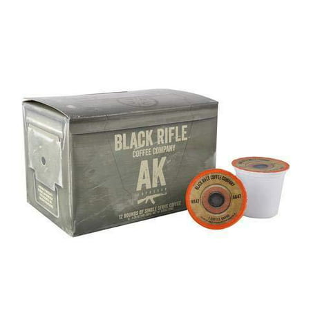 Black Rifle Coffee K-Cups 2 Boxes of 12(24 -K cups) (AK-47 Espresso Blend) AK-47 Espresso (Best Price For Ak 47 Rifle)