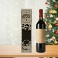 thumbnail image 5 of XKHHLH Handmade Wine Bottle Gift Box, Christmas Funny Wooden Wine Box with Engraving Design, Functional Wine Storage Ideal Wine Lover Gifts, 5 of 5
