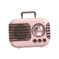Cute Retro Bluetooth Speaker Mini Luggage Mini Speaker Creative Vintage