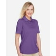thumbnail image 2 of Harriton M348W Women's Advantage Snag Protection Plus Polo-TEAM PURPLE-M, 2 of 5