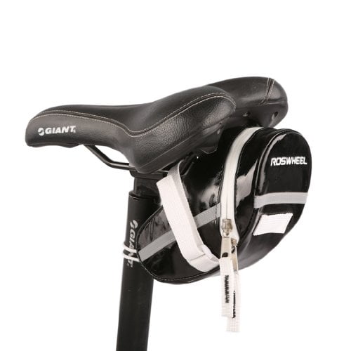 Roswheel Sac de Selle de Bicyclette Pochette Extérieure Sac de Siège Sac de Queue de Bicyclette Résistant à l'Eau Noir
