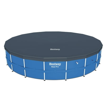 Bestway 18' Round PVC Above Ground Pool Debris Cover for Steel Pro Frame