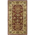 thumbnail image 4 of SAFAVIEH Heritage Oslo Traditional Wool Area Rug, Red/Gold, 6' x 6' Round, 4 of 9