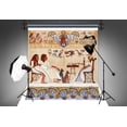 thumbnail image 2 of GreenDecor 5x7ft Murals Ancient Egypt Backdrops for Photography Retro Style Photographer Professional Photography Cloth, 2 of 5