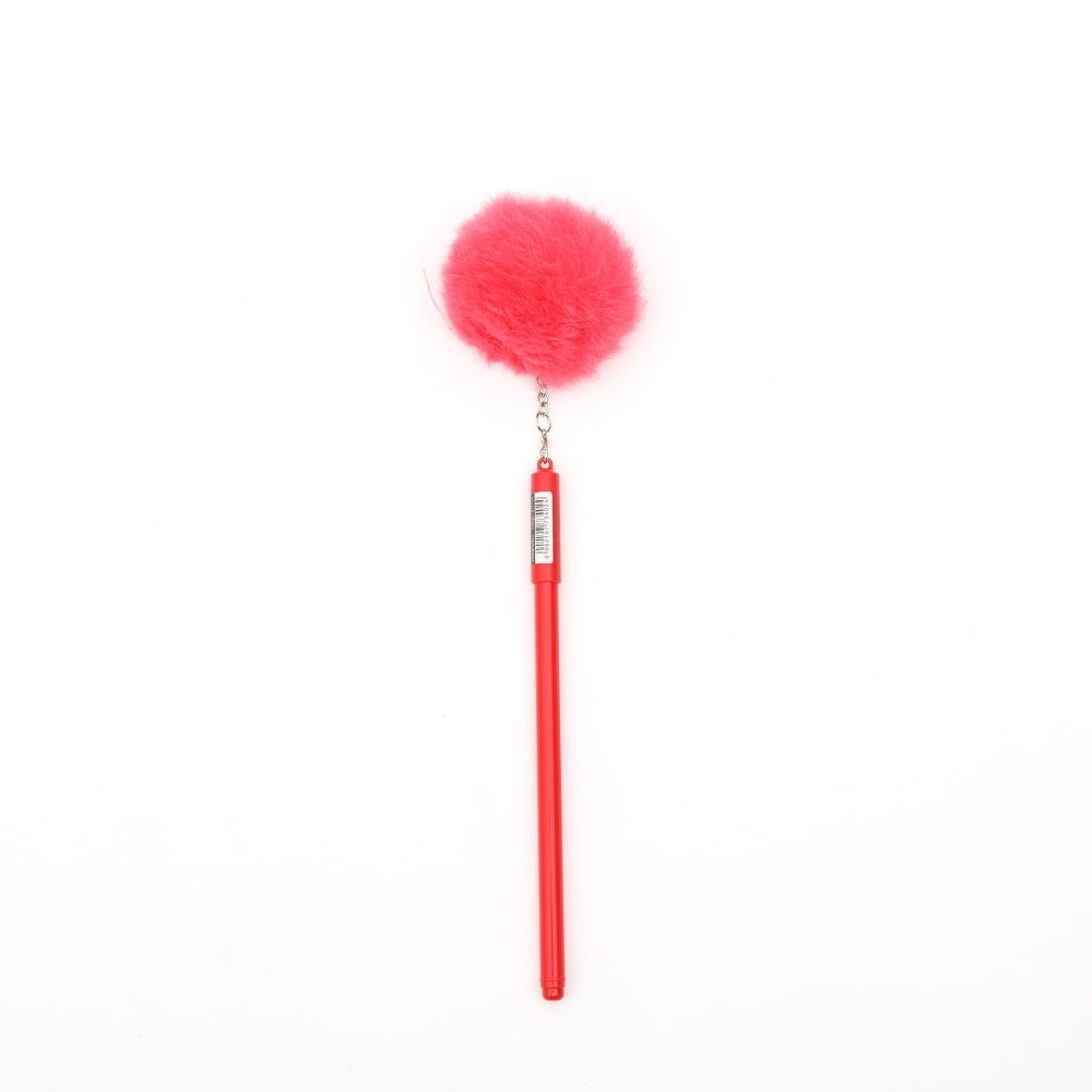 Lapiz Gel Pompom Rojo